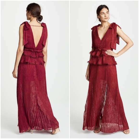 Keepsake Too Close Gown in Berry size 8 NWT - Picture 1 of 7